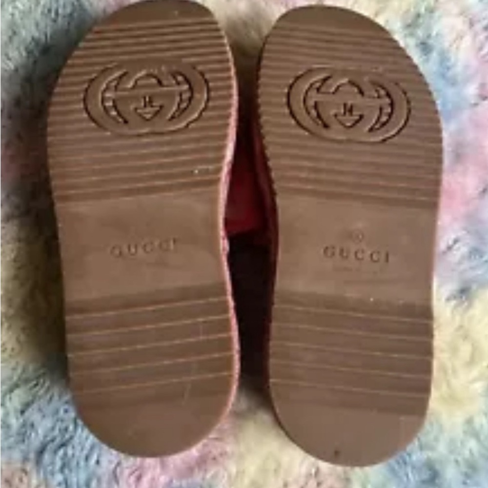 Gucci Platform Slides - image 5